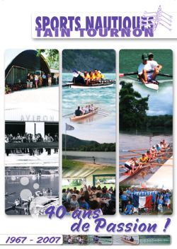 Plaquette des 40 ans d'aviron